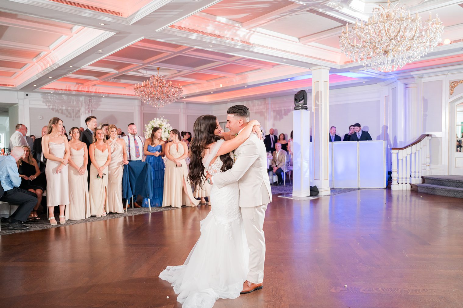 first dance as married couple at The Mill Lakeside Manor