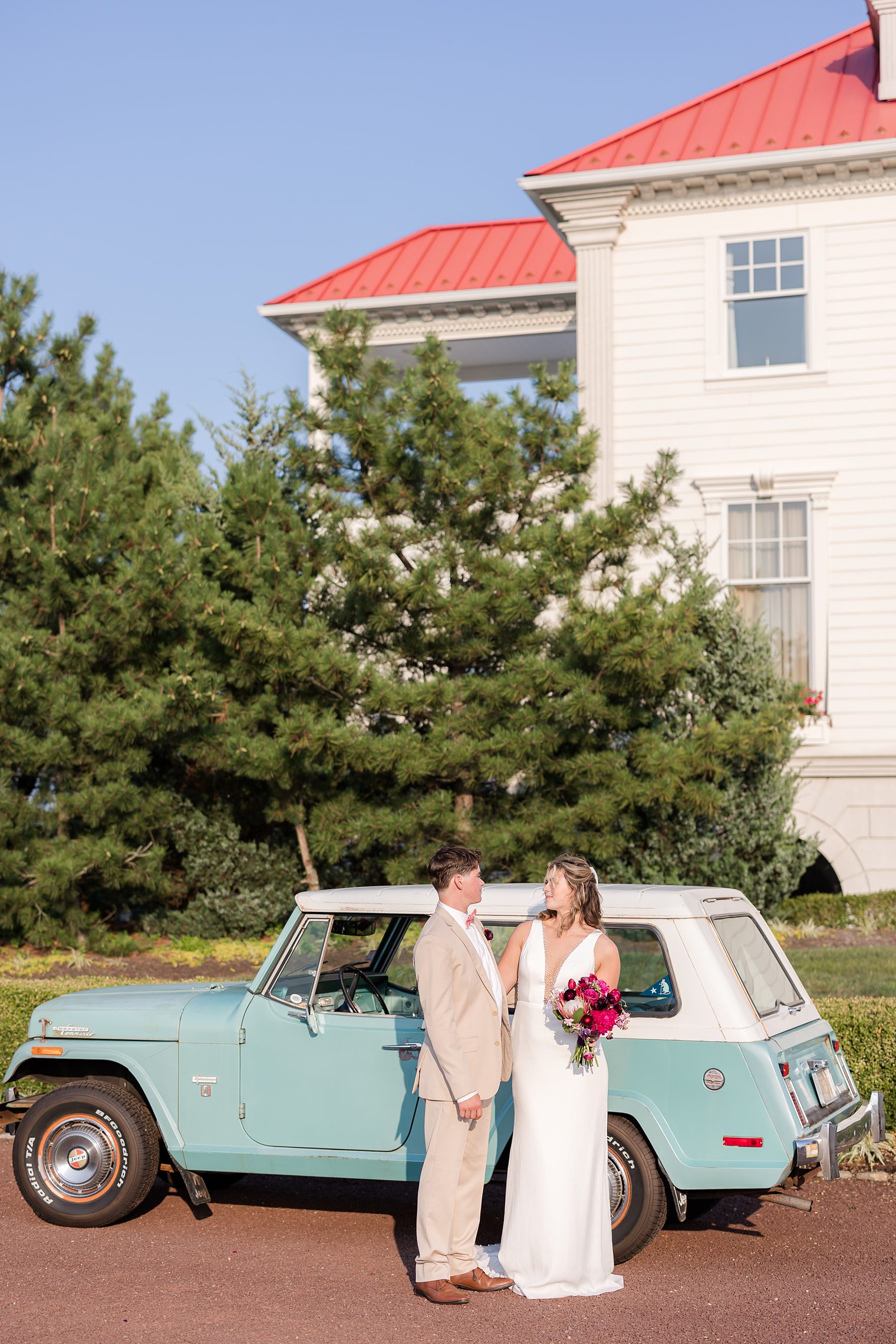 couple enjoying their moment at their wedding session at Mallard Island Yacht Club
