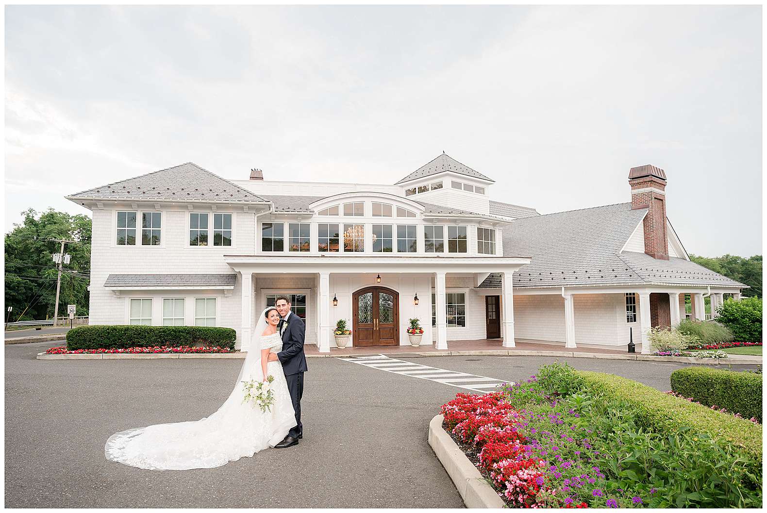 bride and groom photo at The Mill Lakeside Manor in Spring Lake, NJ