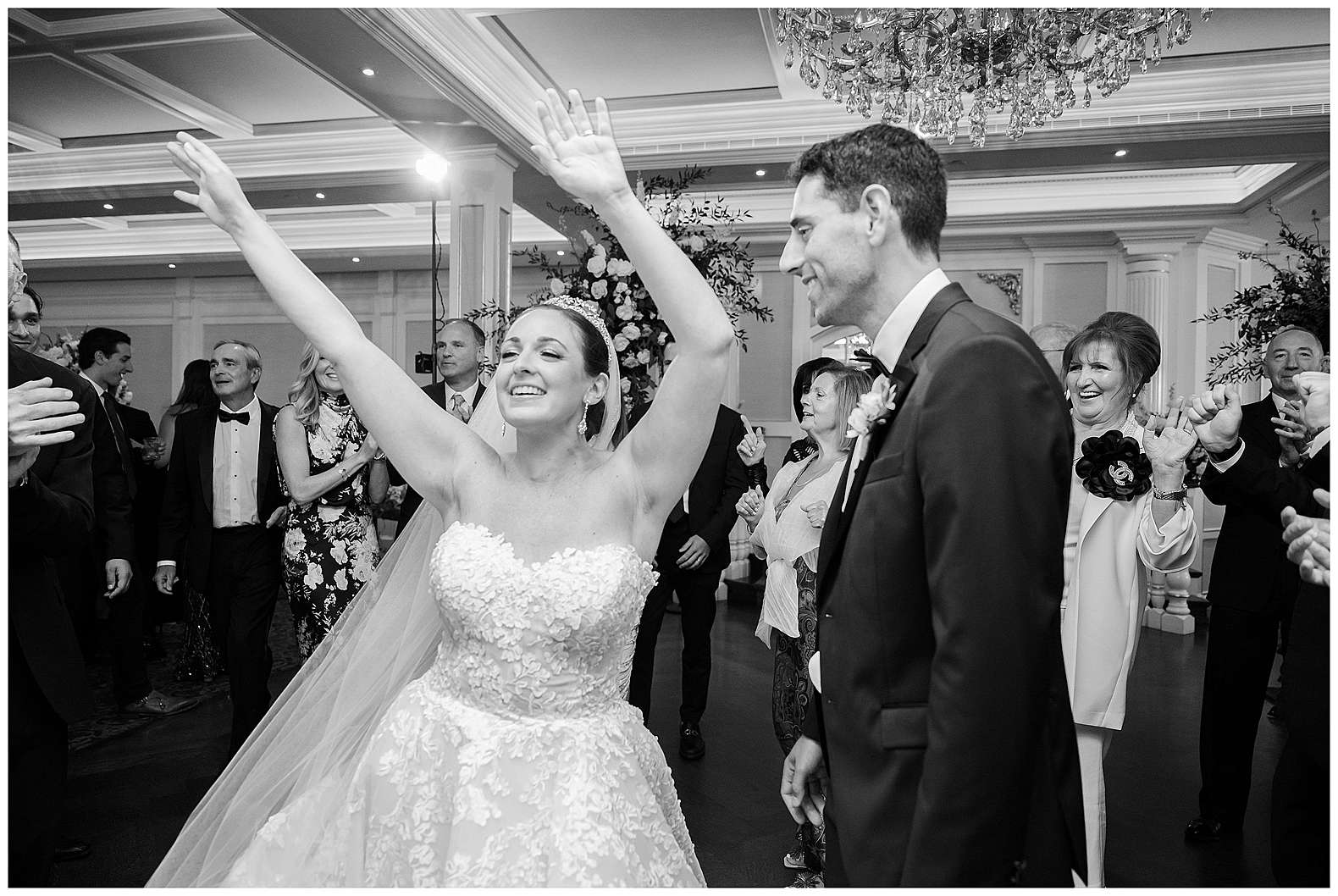 bride dancing during their wedding reception at The Mill Lakeside Manor in Spring Lake, NJ