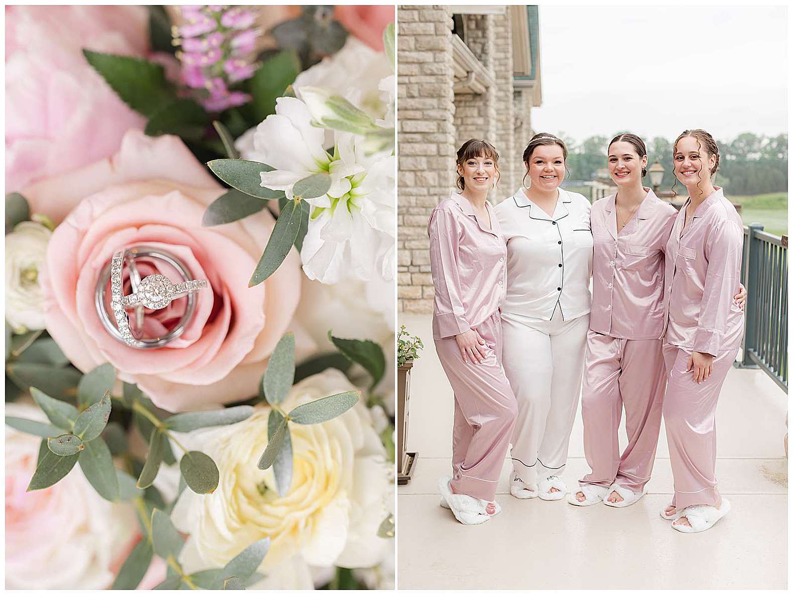 bridal prep at Scotland Run wedding in Williamstown, NJ