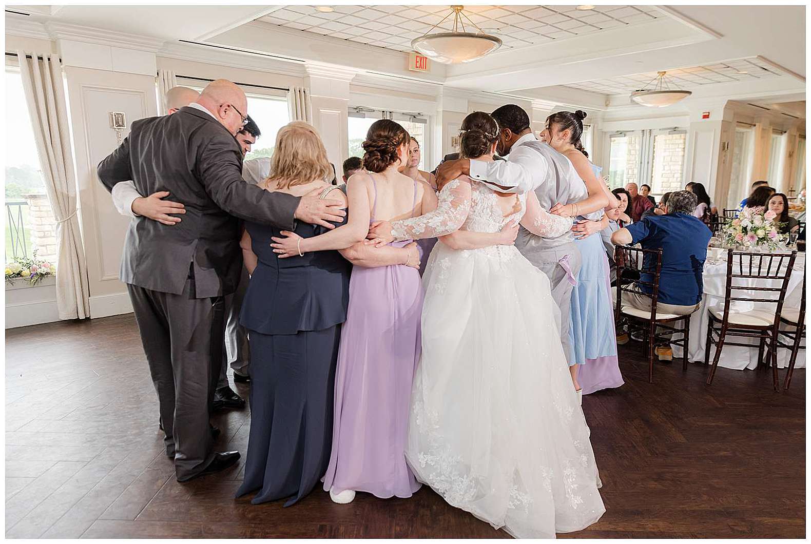 wedding dancing at bride and groom dancing at Scotland Run wedding in Williamstown, NJ