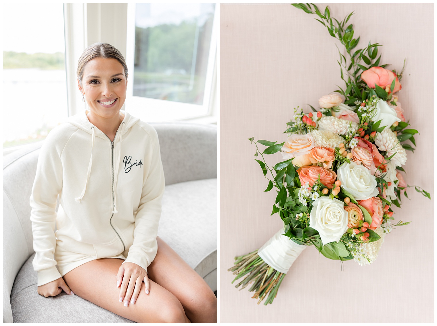 bride smiling