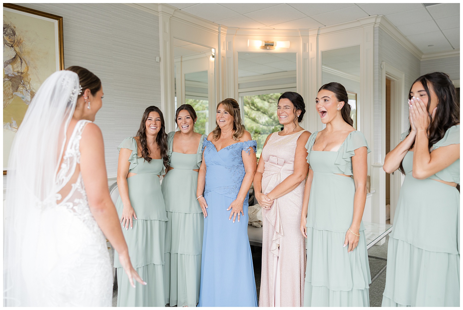 bridesmaids first look