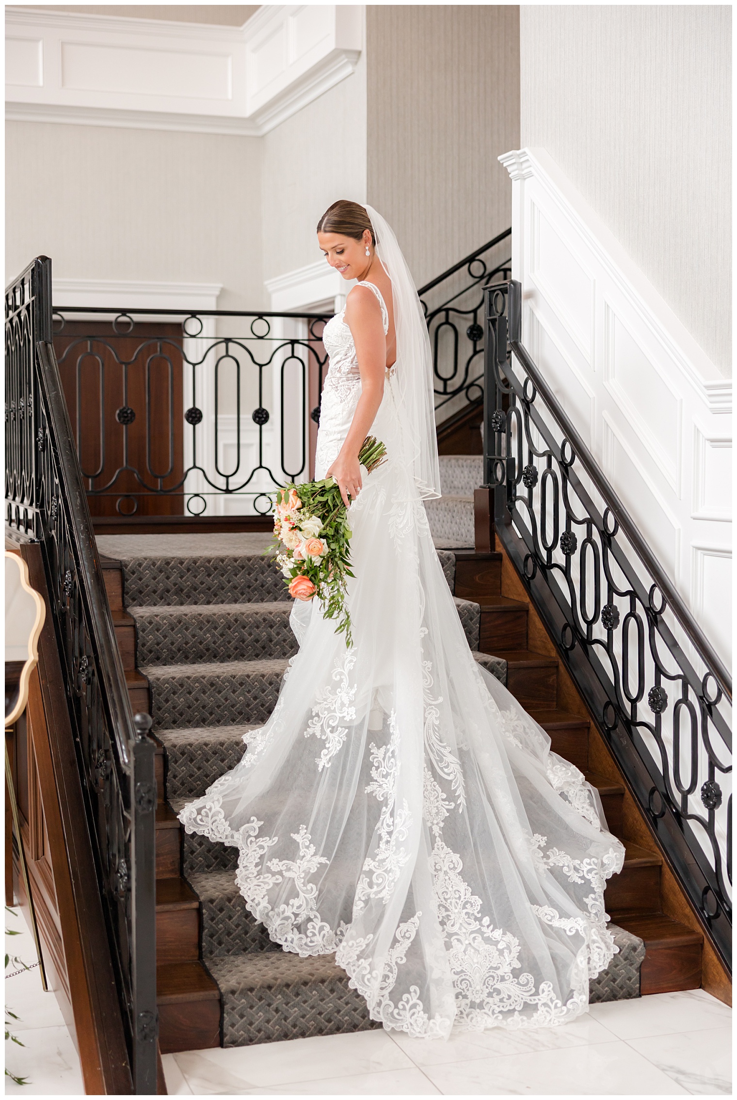bride posing