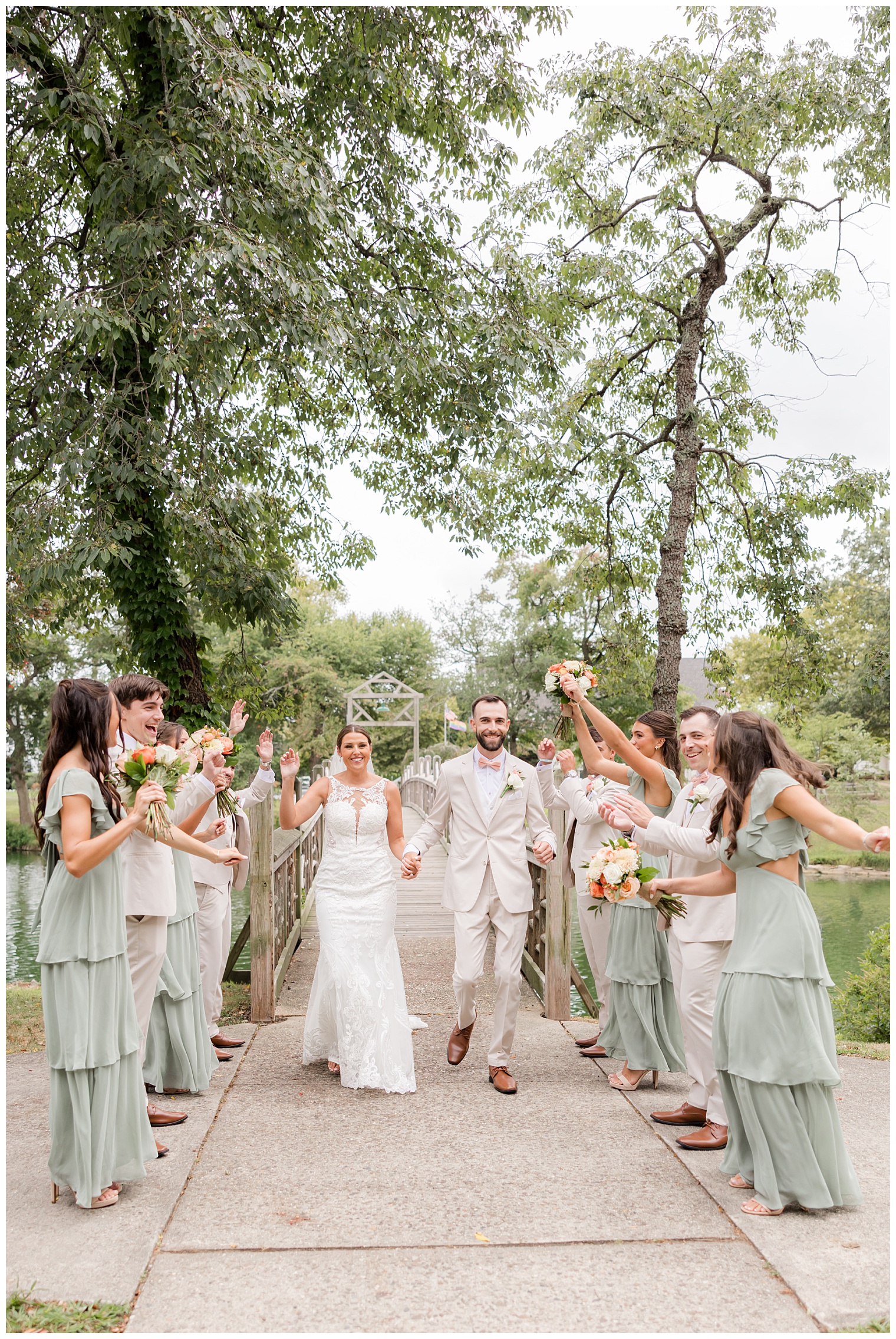 bride and groom with their courtship