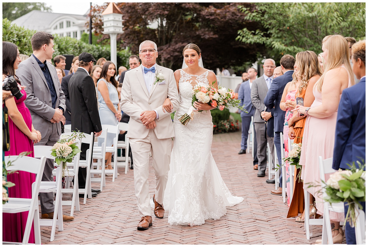 bride walking down the aisle