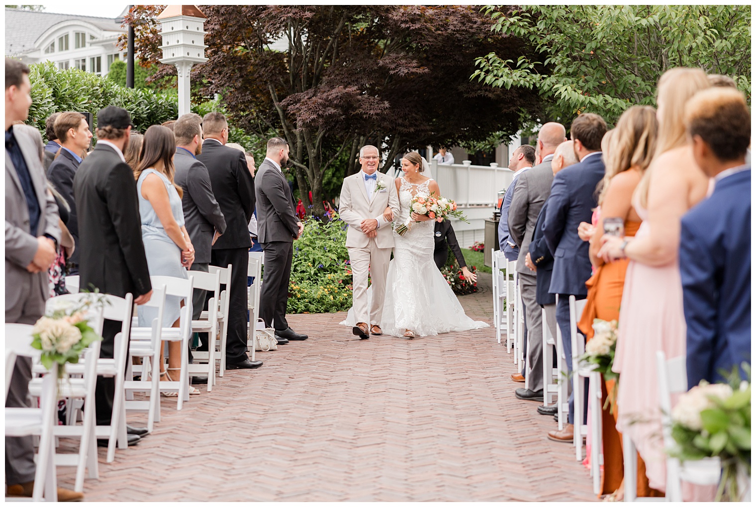 bride walking down the aisle