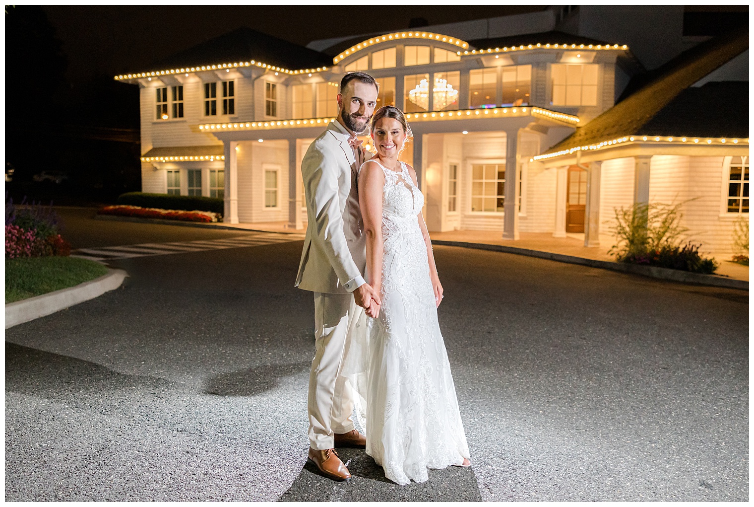 bride and groom at the end of the night