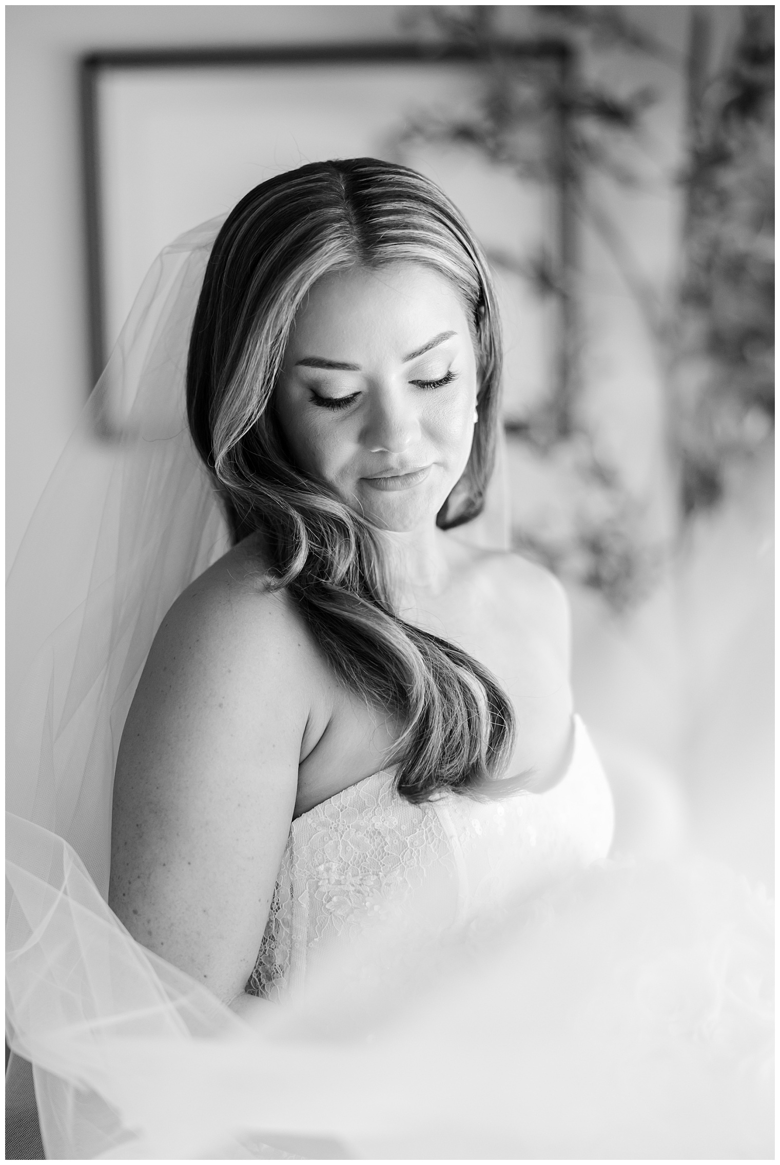 black and white portrait