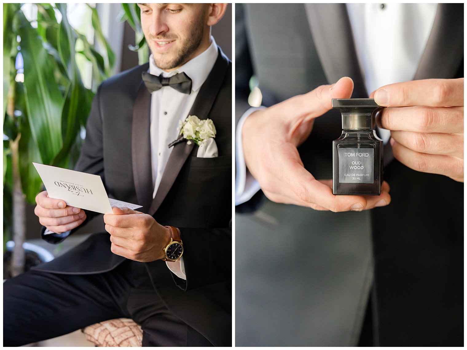 groom wedding details