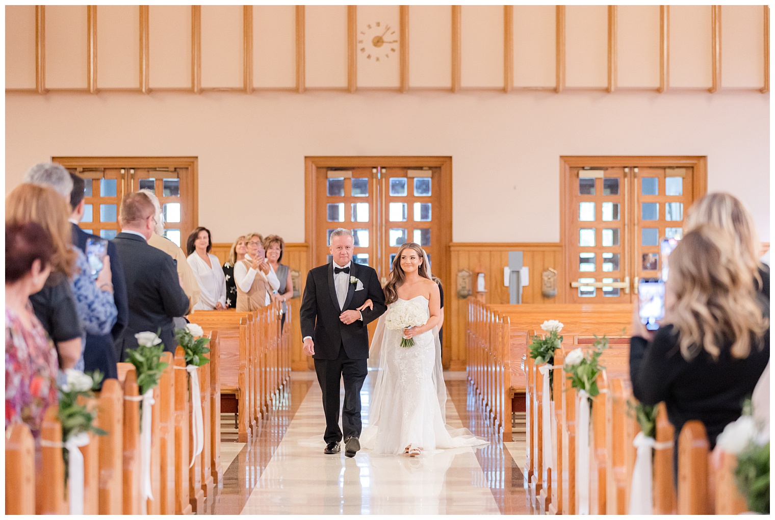 bride walking down the aisle