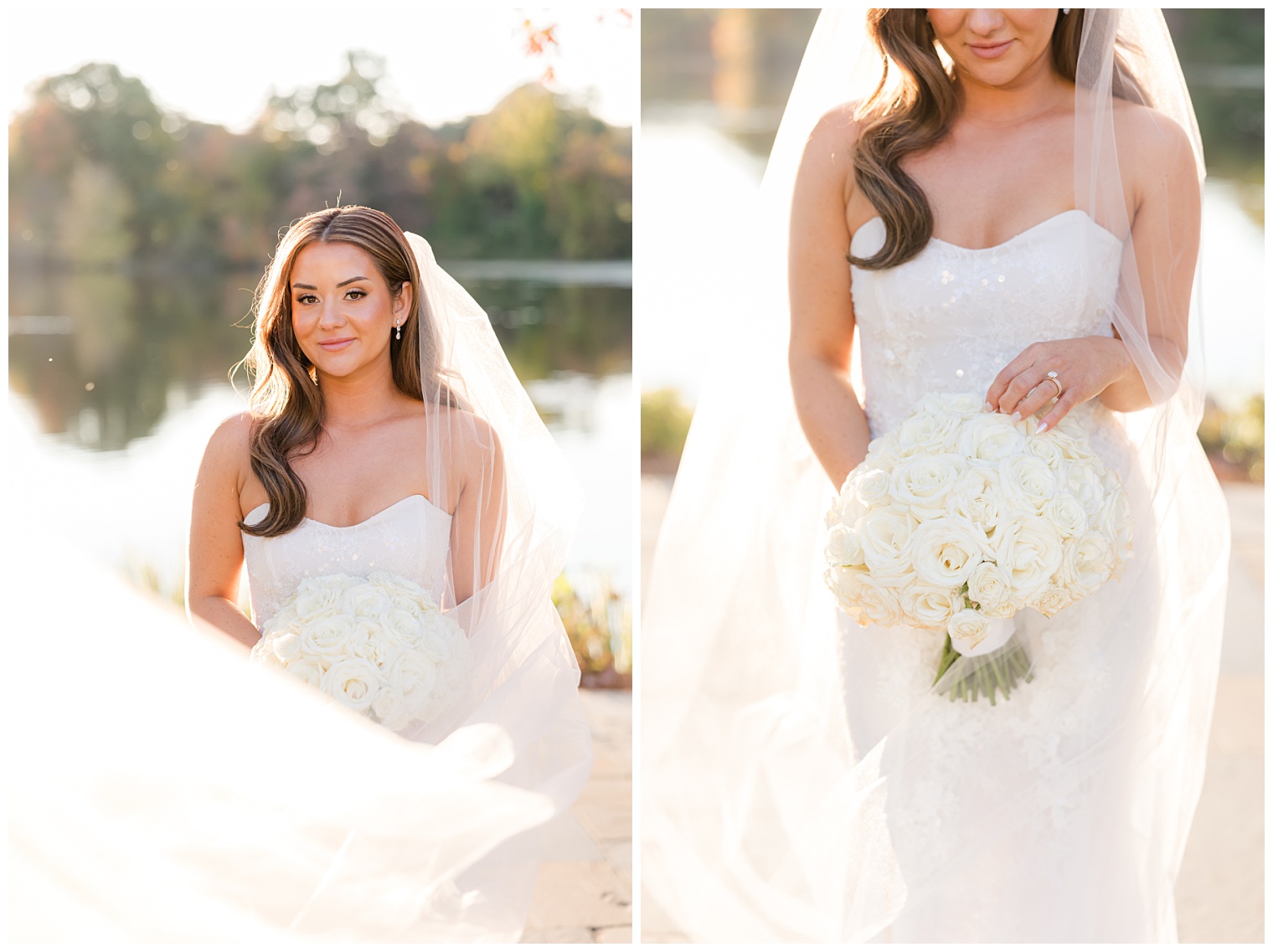 bride posing