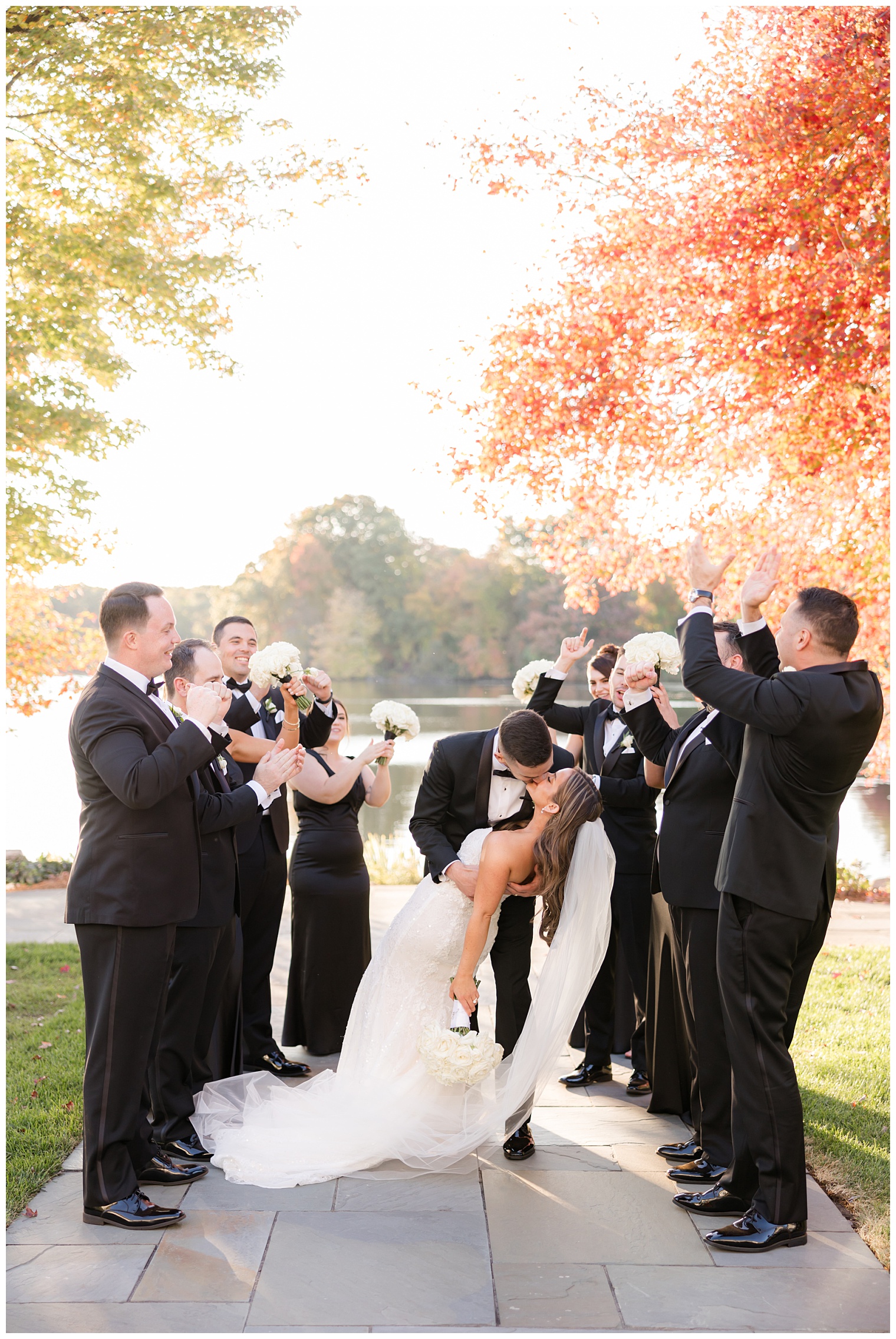 bride and groom with their courtship