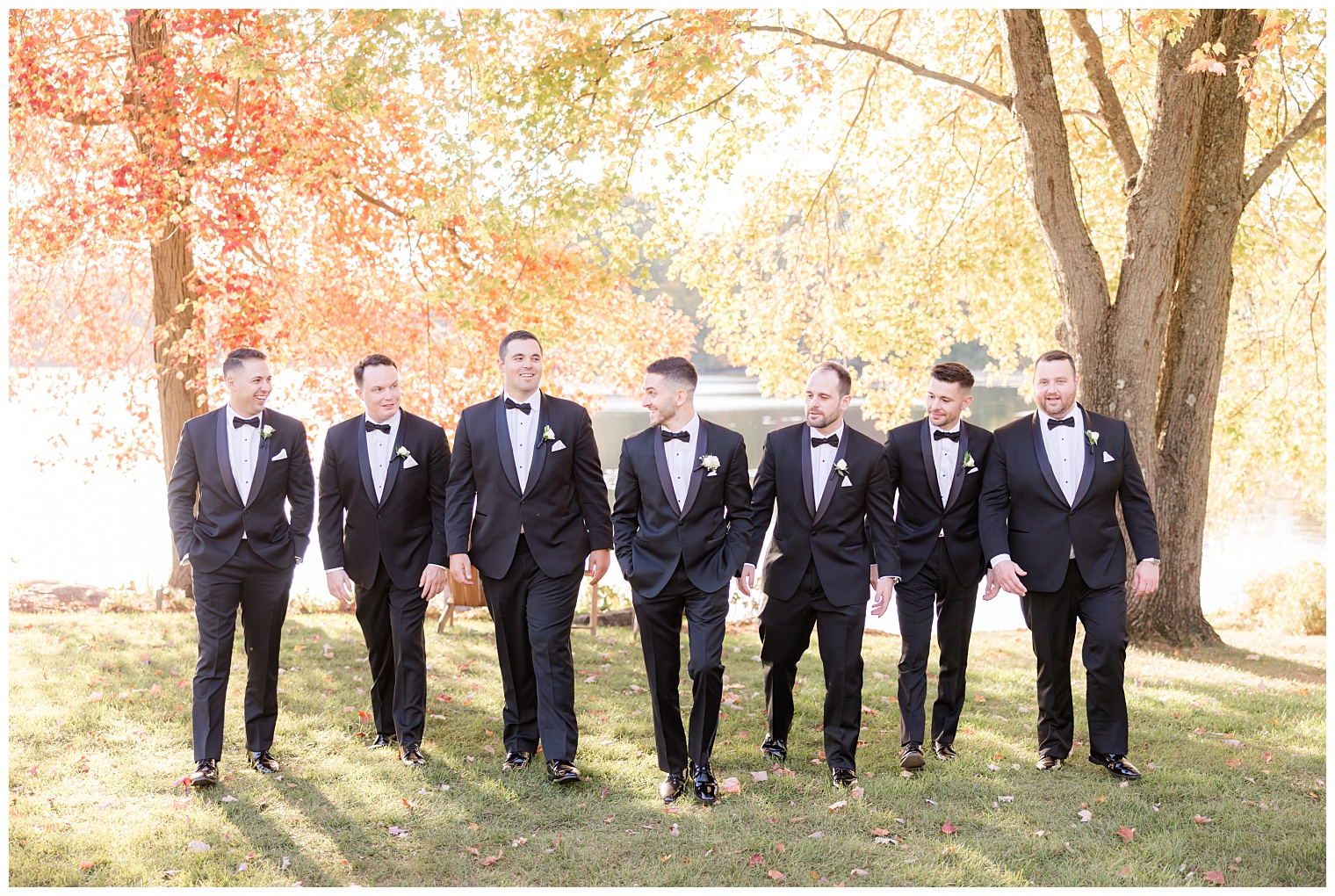 groom with his groomsmen