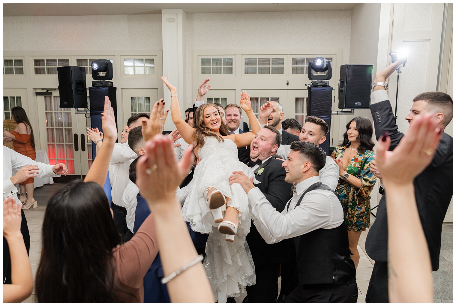 bride on the dance floor