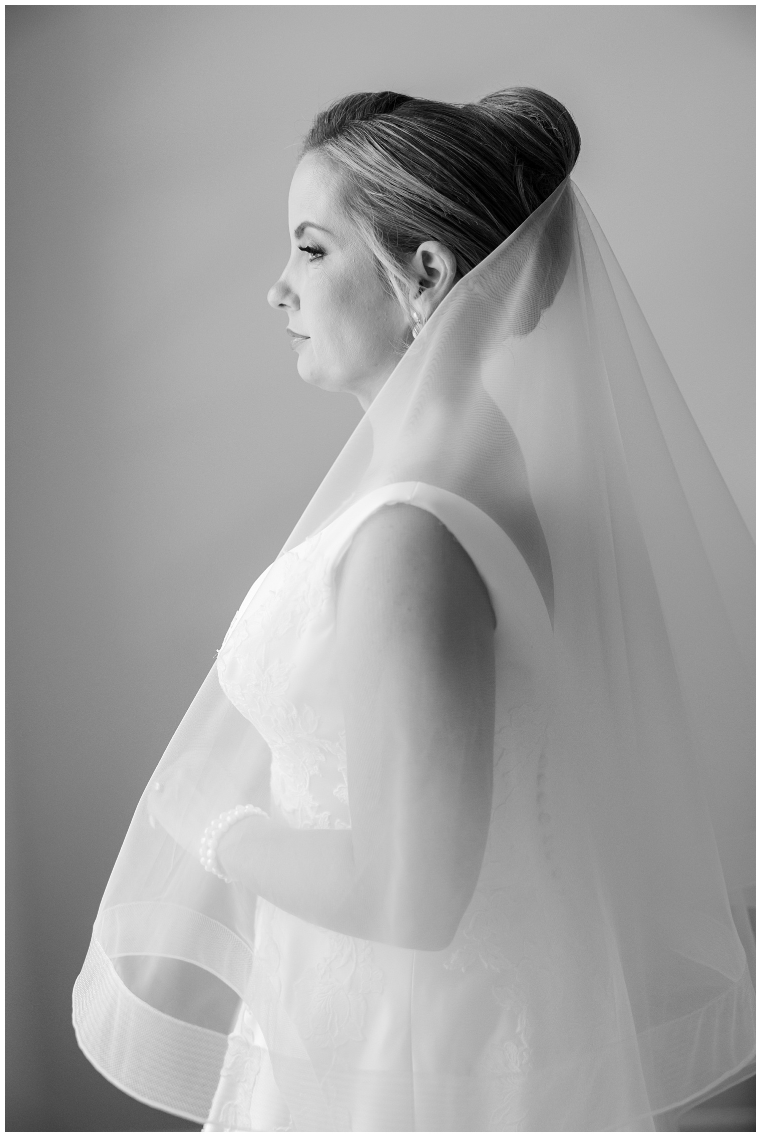 elegant bride portrait