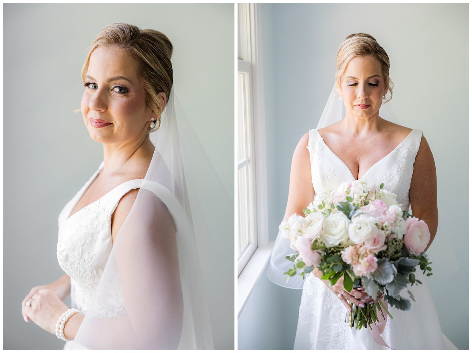 bride posing