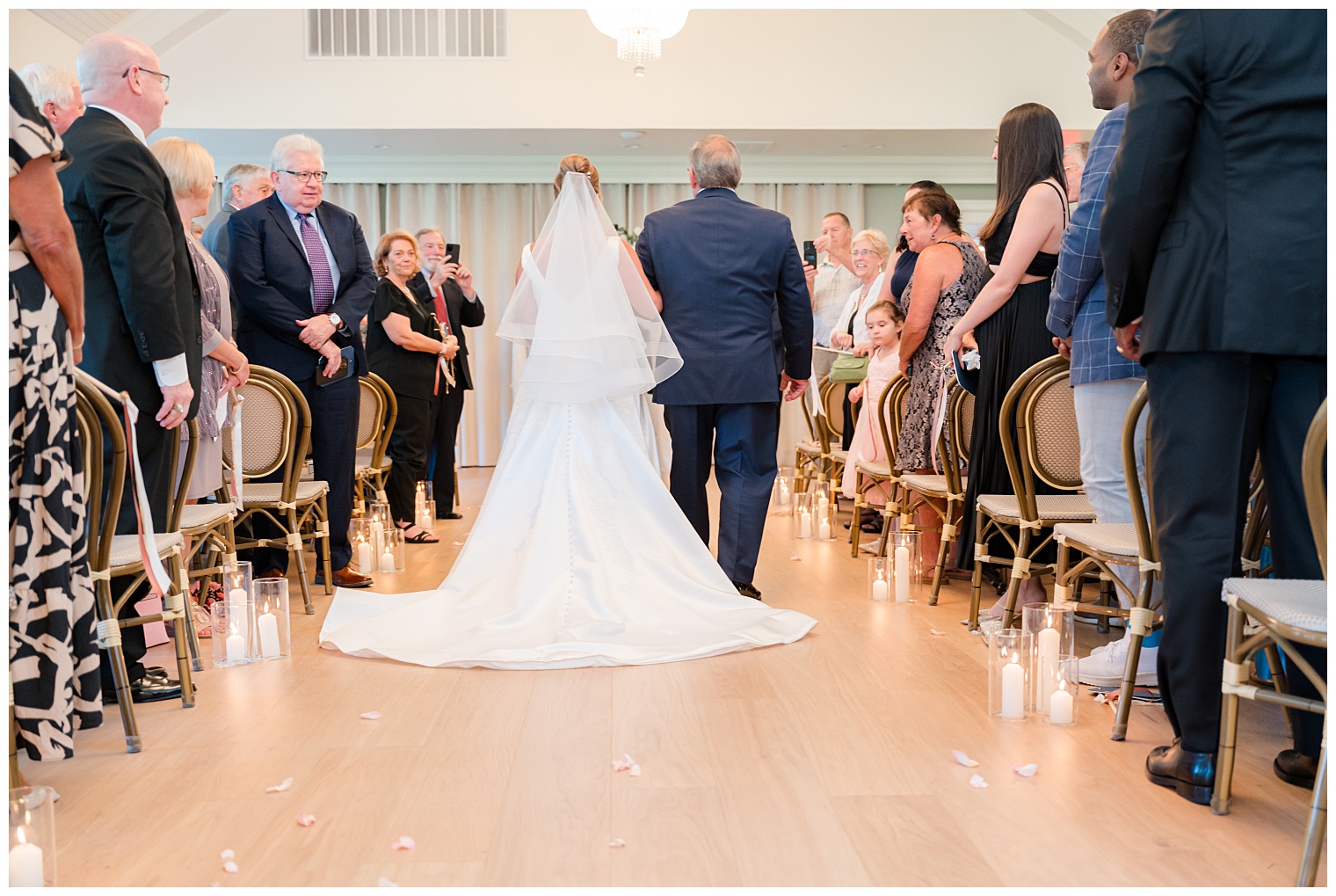 bride walking down the aisle