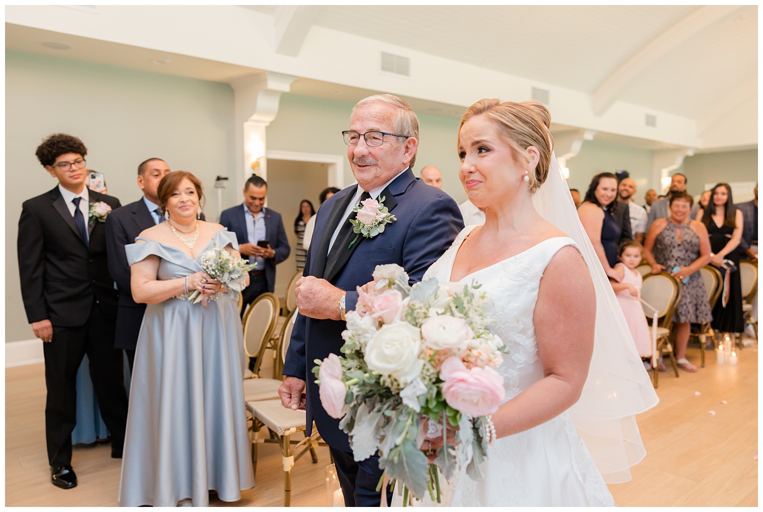 bride walking down the aisle