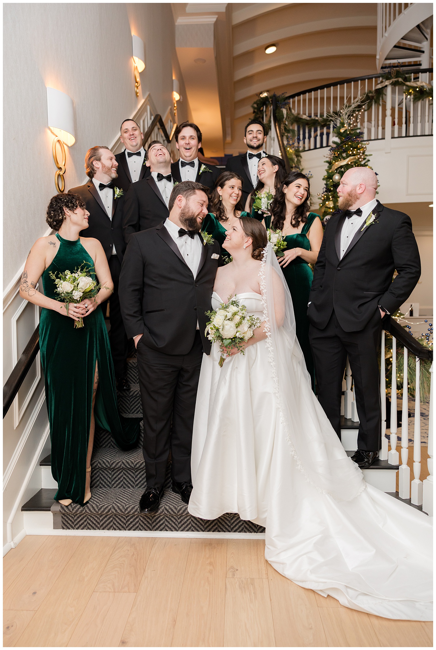 bride and groom with their courtship