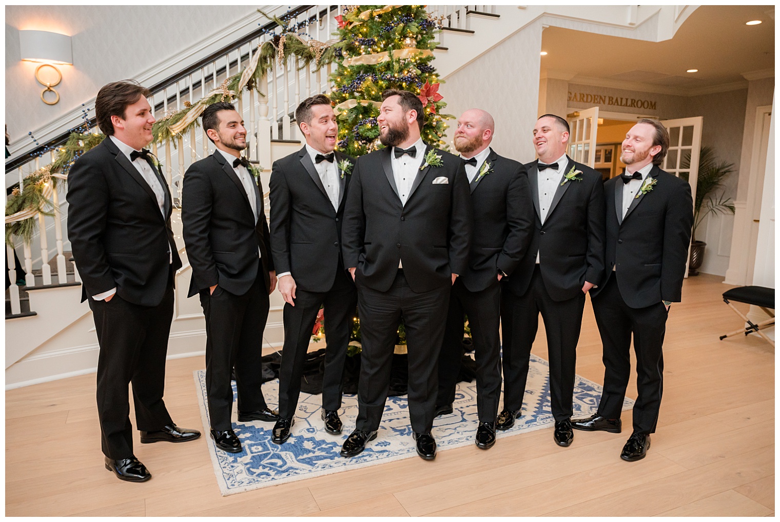 groom with his groomsmen