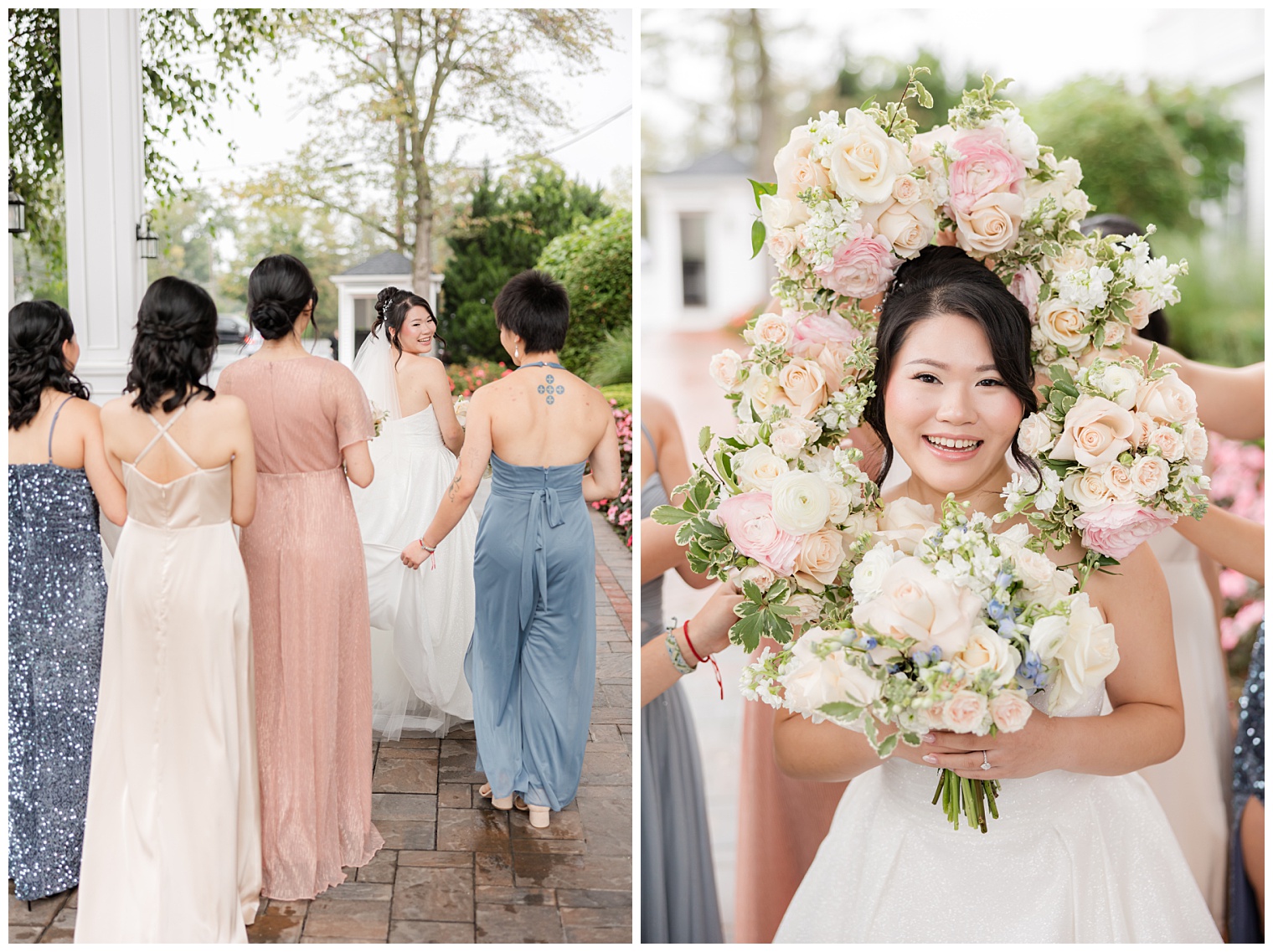 bride smiling