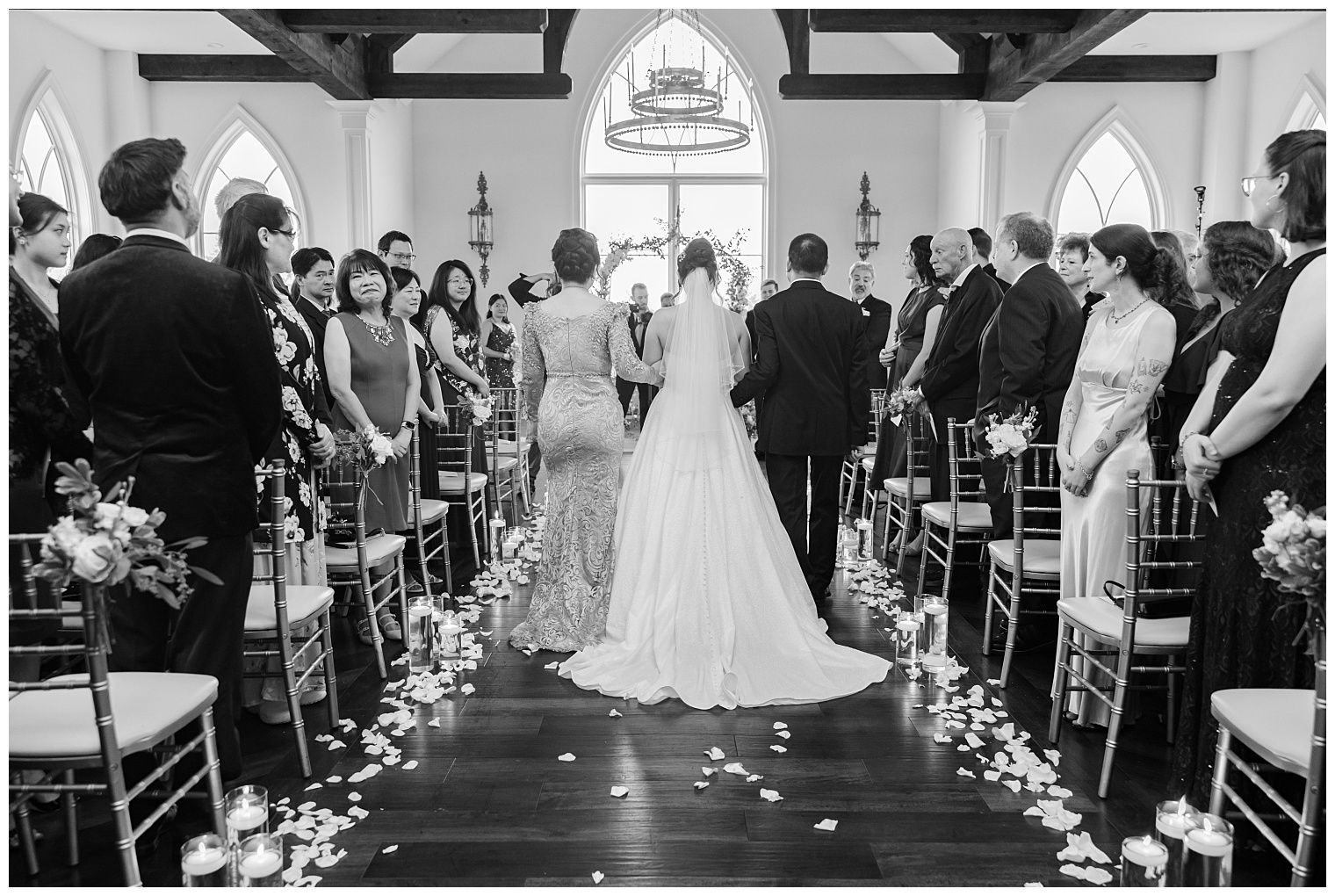 bride walking down the aisle