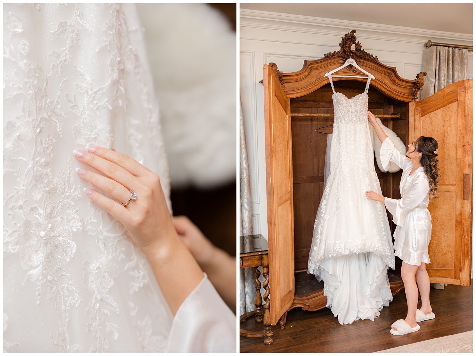 wedding dress details