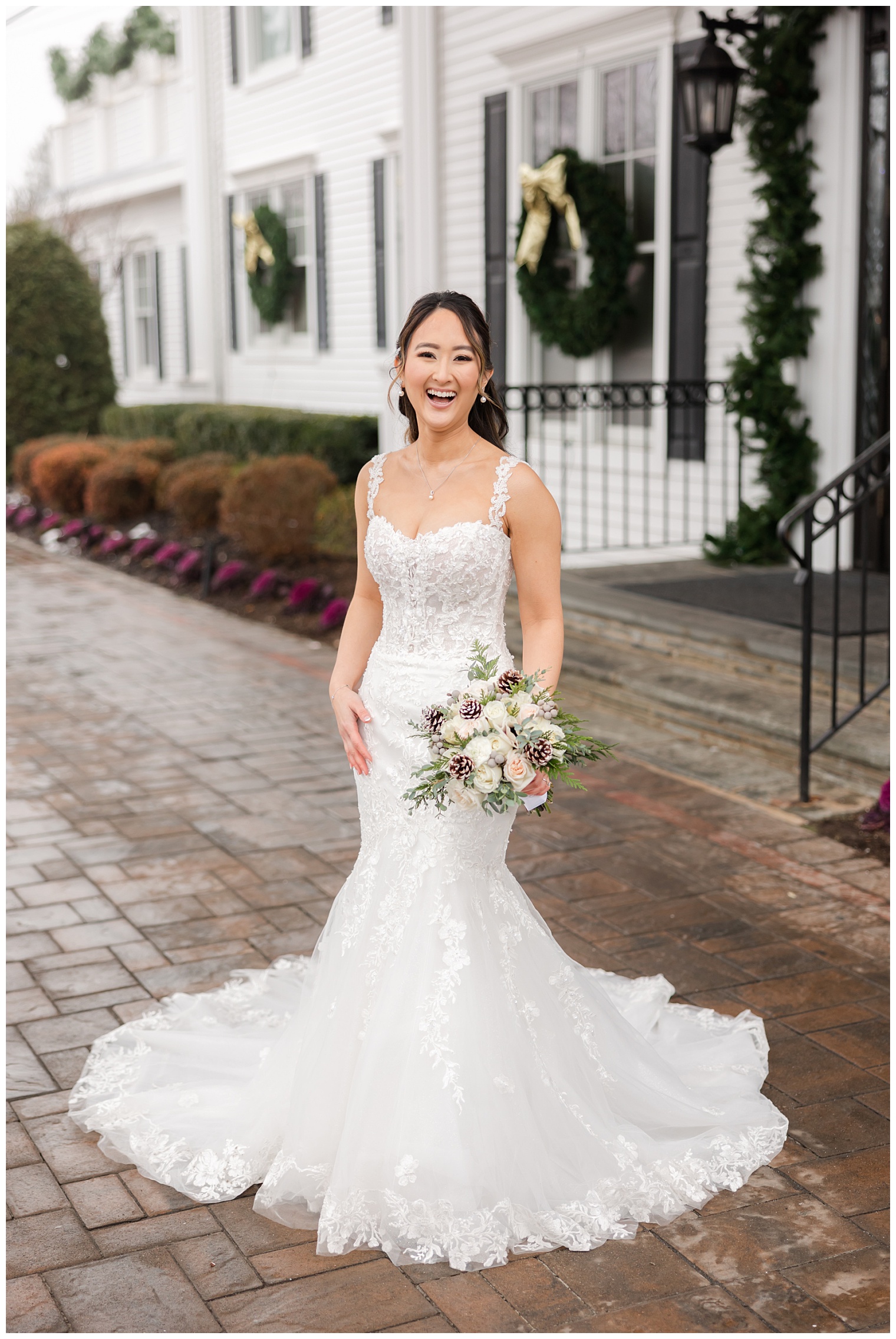 bride smiling