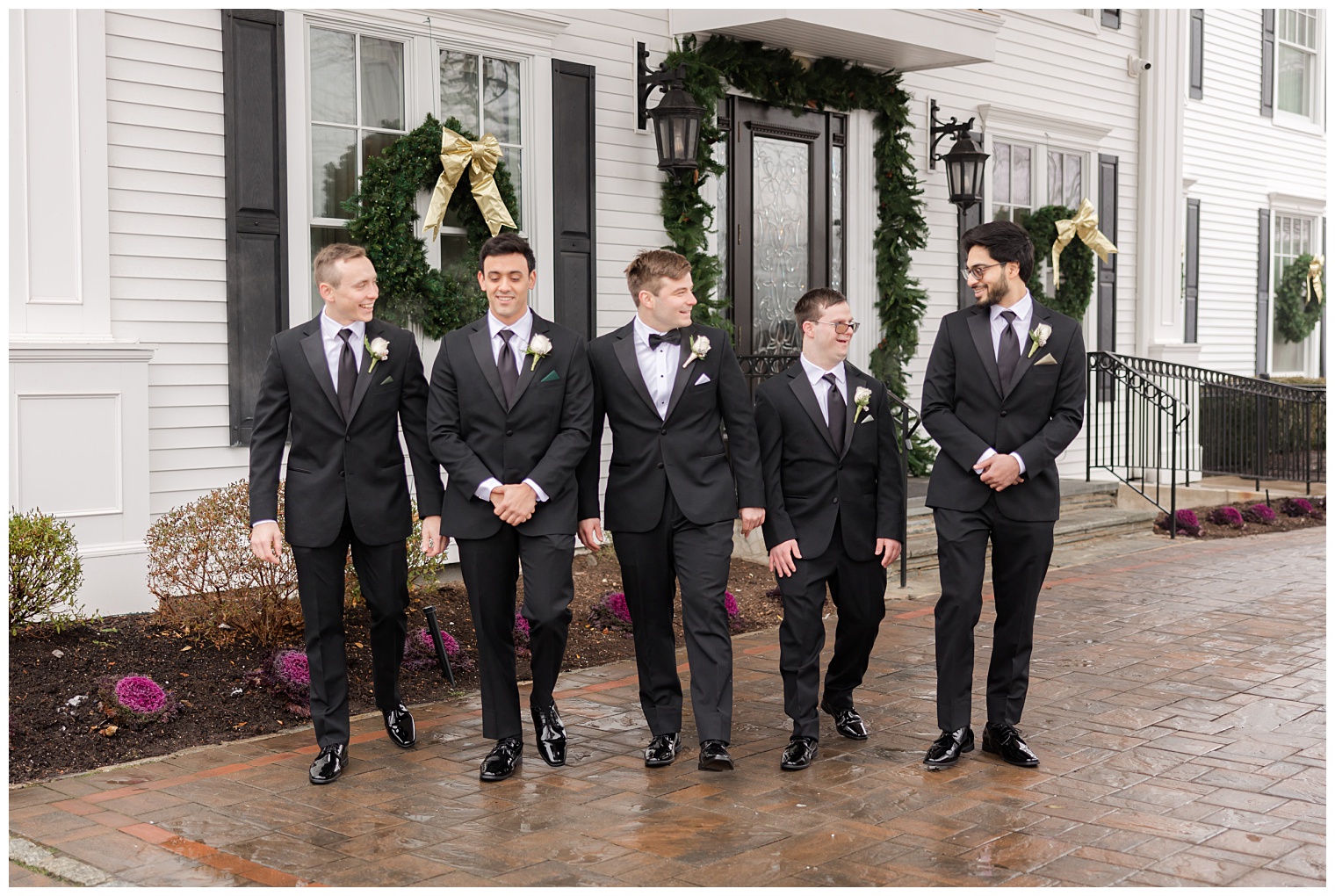 groom with his groomsmen