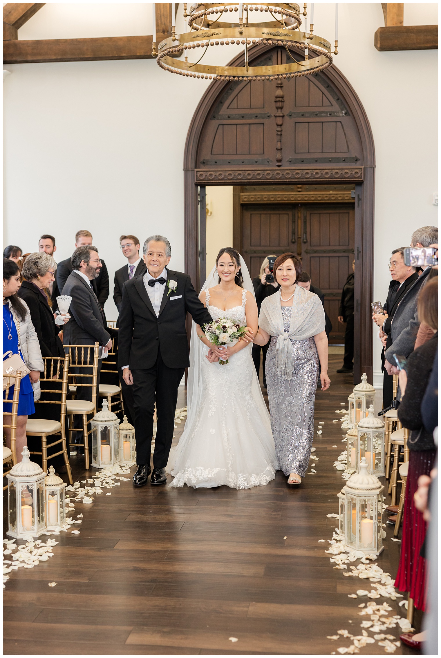 bride walking down the aisle