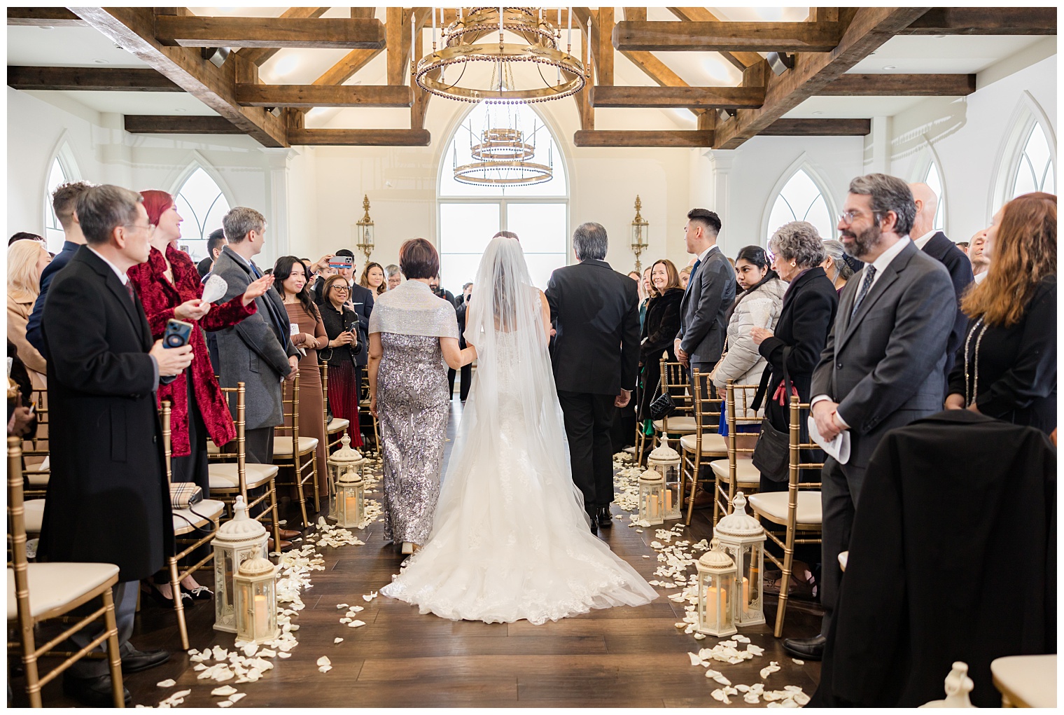 bride walking down the aisle